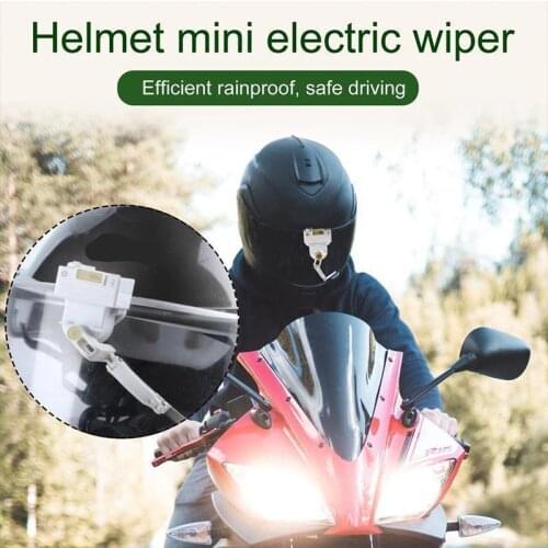 Motorcycle Helmet Wiper Lightweight Durable Electric Car Helmet Wiper Flexible Safe Motorcycle Helmet Wiper Dropshipping
