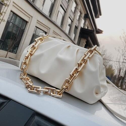 Chain Shoulder Bags For Women 2021 Luxury Solid Color Cross Body Bag Female Crossbody Bag Travel Handbags Lady Party Clutch
