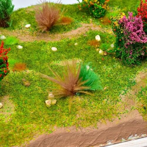 1/25 Simulation reed model toy grass cluster flower simulation plant garden scene making DIY diorama building train