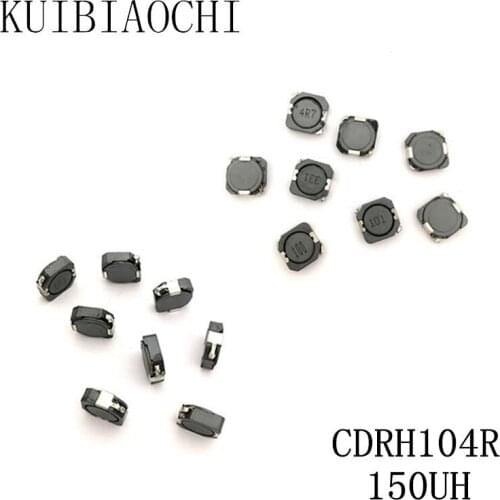 10pcs/LOT SMD Power Inductor CDRH104R 150UH 151 10*10*4mm shielded winding inductor