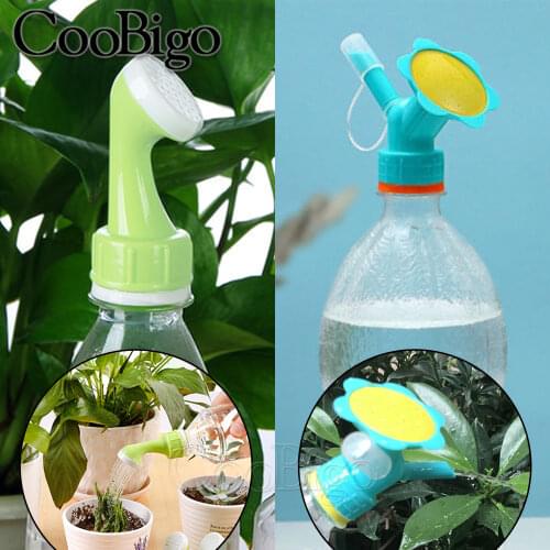 1Pcs Watering Sprinkler Nozzle Flower Plants Water Bottle Plastic Cans Portable Household Potted Irrigation Garden Easy Tool