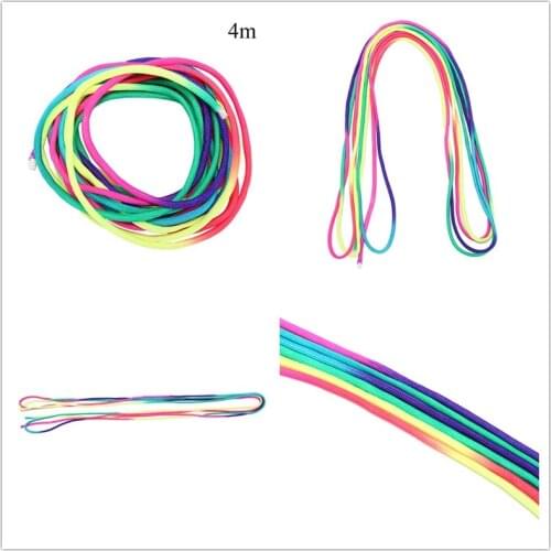 4M Rainbow Rope Cuerda Escalada Cord Lanyard Outdoor Climbing Camping Survival Tent Bracelet