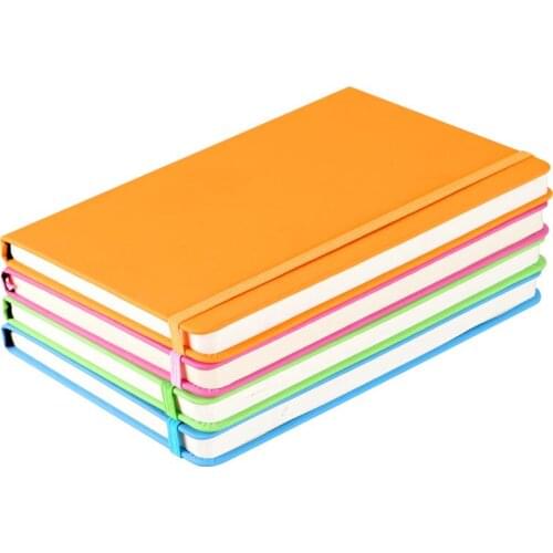 Hardcover Notebook A5 College Ruled Thick Classic Writing Notebook PU Leather 13.8*20.7/100 sheets LX8112