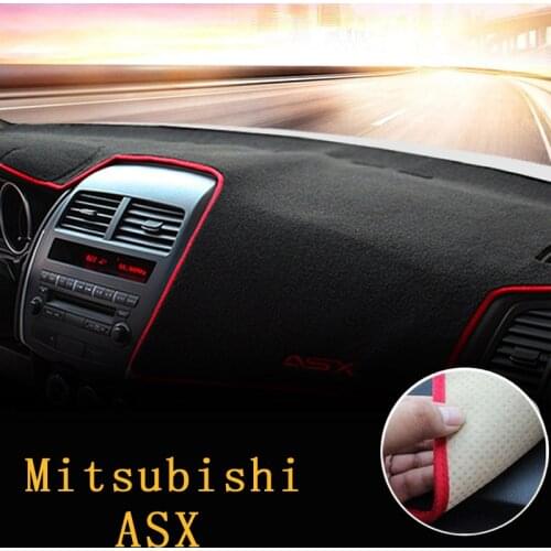 Car dashboard Avoid light pad Instrument platform desk cover Mats Carpets For Mitsubishi ASX 2012 2013 2014 2015 2016 2017 2018