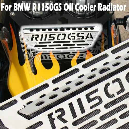 Oil Cooler Guard For BMW R1150 GS R1150 GSA R 1150 GS R 1150 GSA Radiator Grille Oil Cooler Cover Radiator Cover