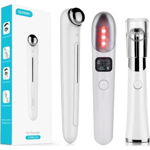 Eye Massager Anti Aging Wrinkle Massage Machine 3 Gear Warm Colored Light Massage Beautiful Eye Instrument Heated Eye Care