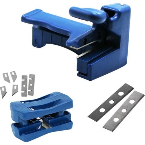 Edge Banding Machine Trimming Device Block Device Wood Double Edge Head and Tail Trimmer for Carpenter PVC Binding Strip