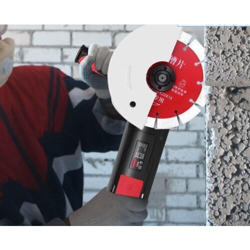 Single/double slotting machine with water-free concrete cutting machine slotting machine