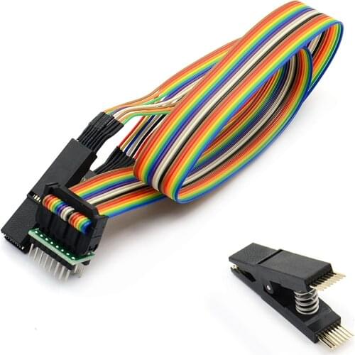 Original Upmely SOIC8 IC Flash Sop8 IC Test Clip Adapter Socket for TL866CS TL866A TL866II EZP2019 Programmer High Quality