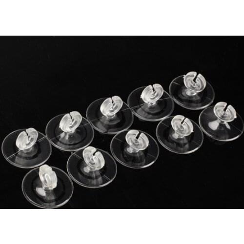 Transparent Double Sided Suction Cups Silicone Aquarium Sucker Suction Cup for Aquarium Fish Tank Accessories