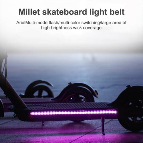 Foldable LED Strip for Xiaomi M365 Pro Electric Scooter Waterproof Durable Colorful Night Cycling Safe Scooter Decorative Light