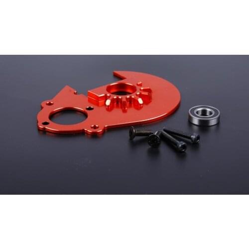 Integrated large gear side support plate with heat sink for ROVAN KM HPI BAJA 5B 5T 5SC