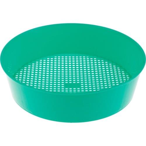 High quality 1pc Plastic Garden Sieve Riddle Green For Composy Soil Stone Mesh Gardening Tool Hot Sale