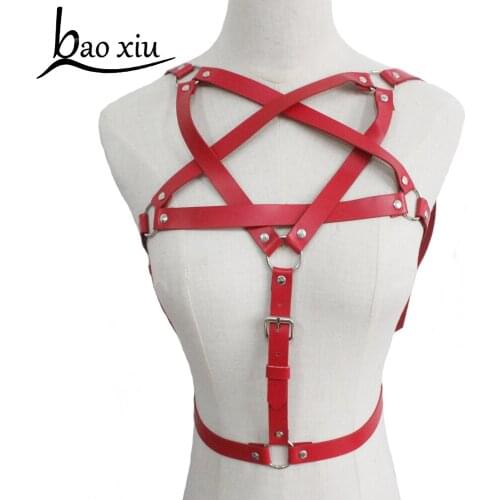 Sexy Set Womens Belt Garters Bra Harness Goth Body Leg Bondage Straps Gothic Stocking Fetish Belt Suspenders Female Chest Belt