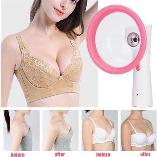 Female Vacuum Pump USB Rechargeable Automatic Breast Enlargement Pump for Breast Massager Sucker Cup for Women Breast Massage