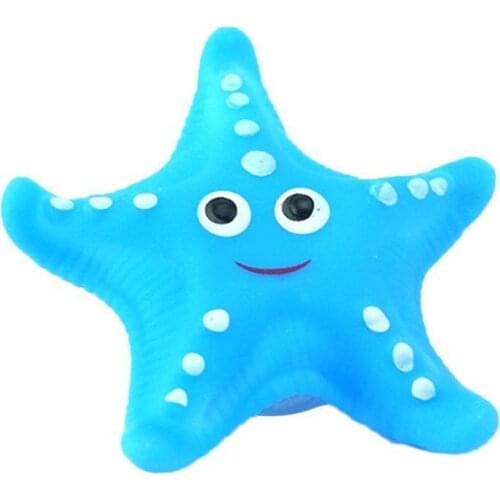 1pcs Baby Bath Water Floating Toy Cute Baby Play Tub Interactive Beach Bathroom Swim Floating Kids Toys Bath Starfish Toy V5U6