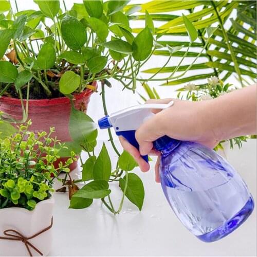 1PC Portable Solid Color Flower Plant Hand Trigger Water Spray Plastic Pot Bottle Nozzle Watering Kettle for Garden Tool 75gB