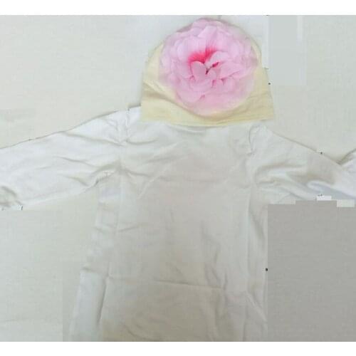 2017 Softness Comfort Baby Sleeping Bags Hat Flower Girls Cotton Pink baby Wrap Envelope Infant Blanket Romper