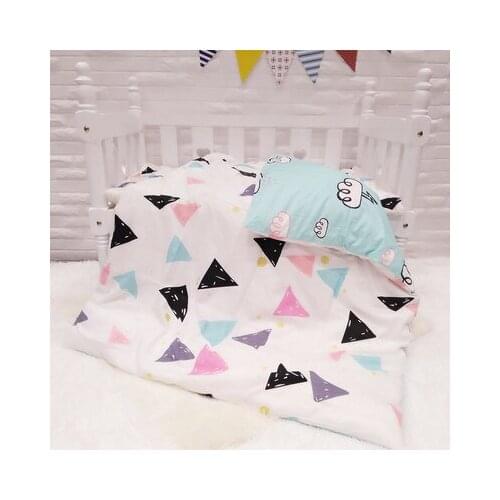 Promotion! 3PCS Cartoon baby crib bedding,crib sets,(Duvet Cover+Sheet+Pillowcase)