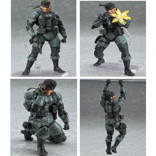 Anime Game Figma 243 METAL GEAR SOLID 2: SONS OF LIBERTY Snake Action Figure Collectible Model Toy