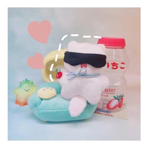 10CM Anime Jujutsu Kaisen Gojo Satoru Cute Cat Plush Doll Keychain Cartoon Key rings School Bag Pendant Toys Cosplay Xmas Gift