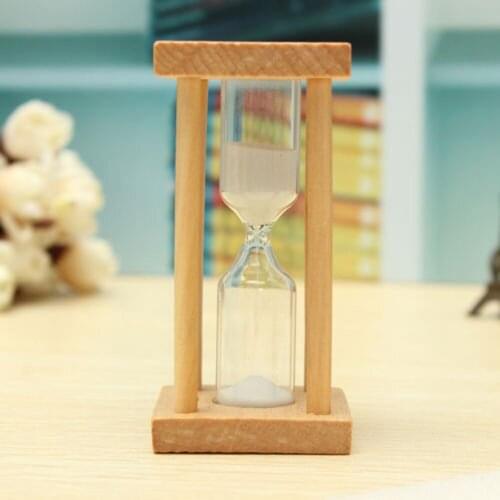 1/3/5Min Mins Glass&wood Sand Clock Frame Sandglass Hourglass For Living Room Room Classroom Handmade Home Kitchen Timer 5G