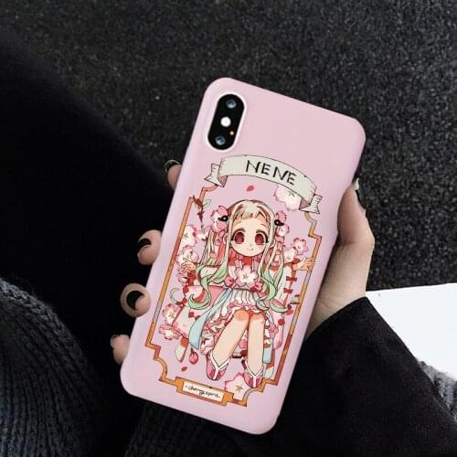 Japanese Comics Jibaku Shounen Hanako Kun Anime Phone Case for iPhone 11 12 Mini Pro X XR XS MAX 6 6S 7 8 Plus SE2020 Back Cover