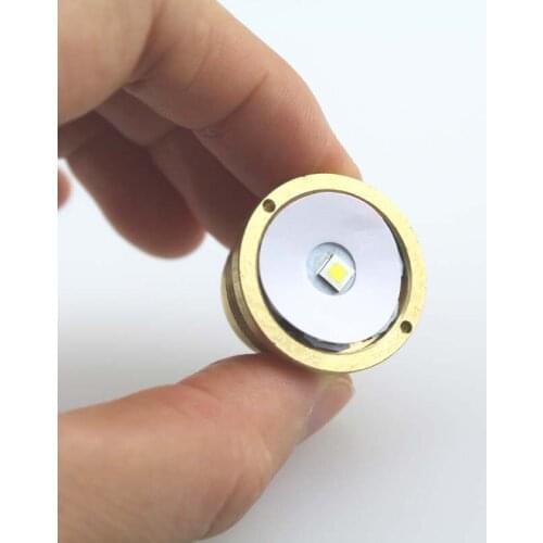 CREE XP-L HI V2 1600lm 7135x8 Driver 1-Mode Brass Base LED Drop-in for C12 Flashlight