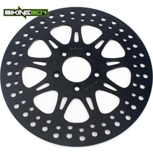 BIKINGBOY 11.8" Front Brake Disc Rotor Disk FLHX STREET GLIDE FLHRC ROAD KING FLHTCUSE FLHTK ELECTRA GLIDE 08 09 10 11 12 13