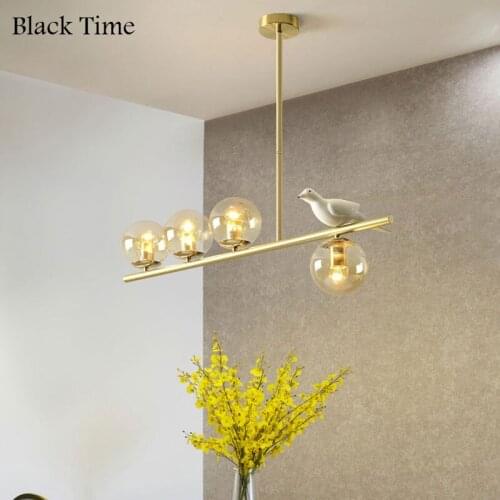 Home Indoor Hanging Lighting LED Chandelier Lights For Living Room Dining Room Kitchen Modern Pendant Chandeliers Lighting Gold