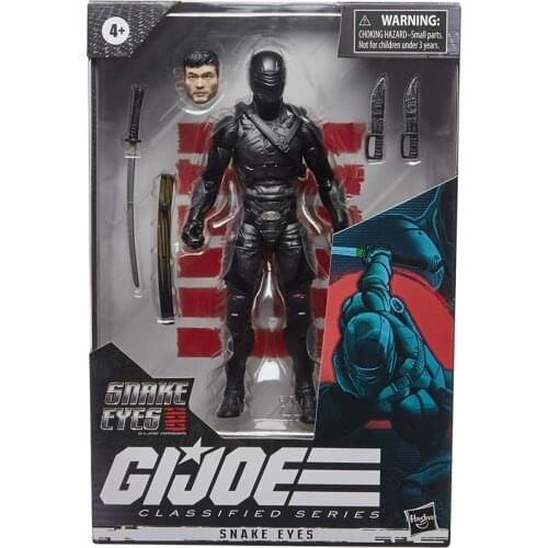 Hasbro G.i. Joe Classified Series Snake Eyes: G.i. Joe Origins Snake Eyes Action Figure 16 Premium 6-Inch Scale Toy