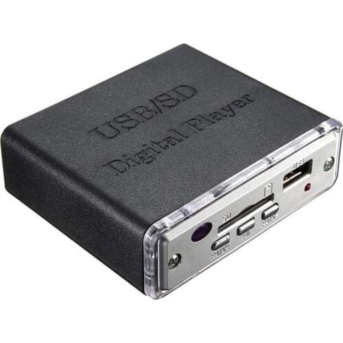 NEW Compact and Efficiency 12V Mini Car Motocycle Stereo Amplifier Amp LED USB / SD Digital Player MP3 with Remote Controller