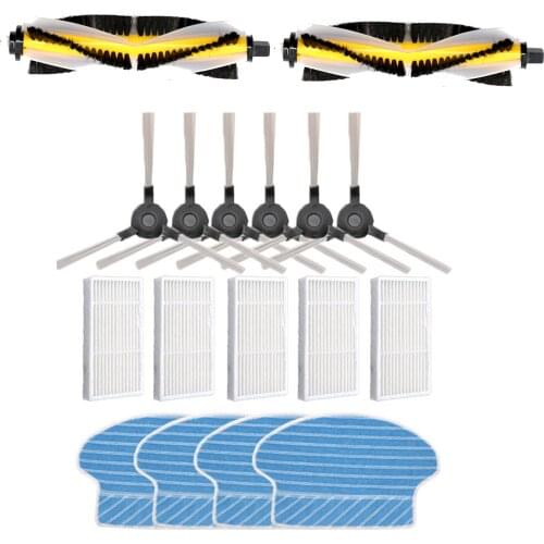 HEPA Filter Side brush cloth Robot Vacuum Cleaner Parts kit for Kitfort kt-516 Robotic Kitfort kt 516 vacuum accessories