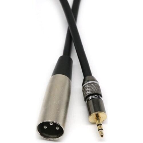 Computer to microphone microphone cable condenser microphone cable 3.5 to male XLR 30CM