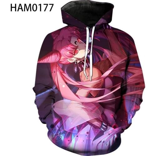 Fashion Hoodie 3D printing youth invincible beauty girl spring and summer mens casual sports shirt childrens cartoon T-shirt
