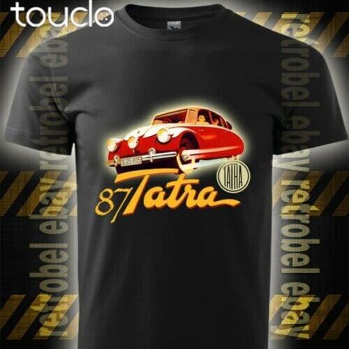 TATRA 87 auto Art Deco T-Shirt Mens Short Sleeve Black