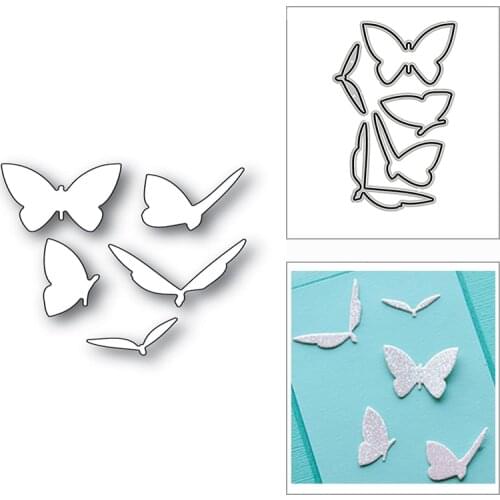 New Tiny Flying Butterfly Shape 2020 Metal Cutting Dies for DIY Scrapbooking and Card Making Decorative Embossing Craft No Stamp