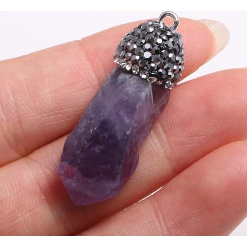 Necklace Pendant For Jewelry Making Irregular Drill Pendant Charms Necklace Handiwork Sewing Craft Accessory