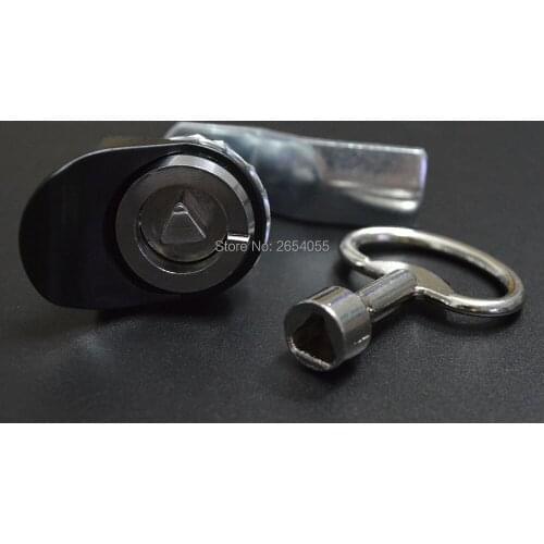 RAYLOCK 10 pieces 31mm and 37mm Adjustable Length Triangle Key Cam Lock Metal Box Cabinet Lock