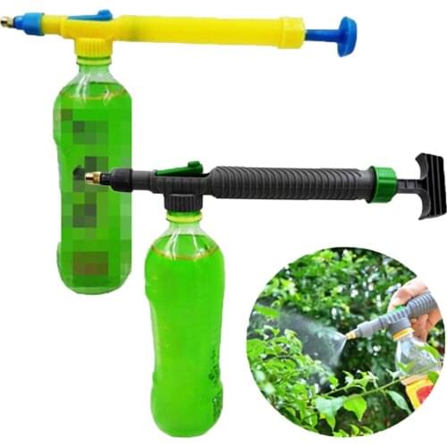 Manual High Pressure Air Pump Sprayer with Joint Adjustable Drink Bottle Spray Head Nozzle Garden Watering Household Tools