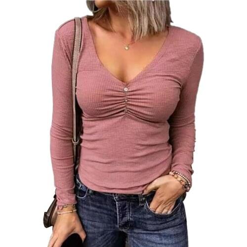 Samdolly Women's Plain T-shirts