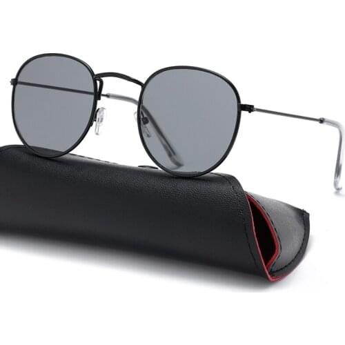 Vintage Round Sunglasses Women men female brand Metal Frames Mirror Lenses Sun Glasses For women retro Male retro de sol