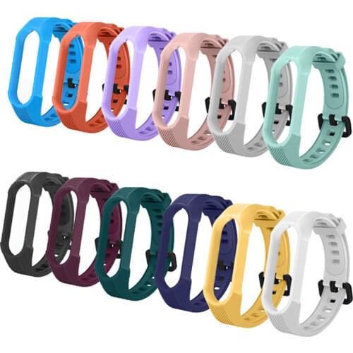 Sport Strap for Xiaomi Mi Band 5 6 Bracelet Wristband Opaska Silicone for Xiaomi Pulseira Miband 5 6 Correas Smart Accessories