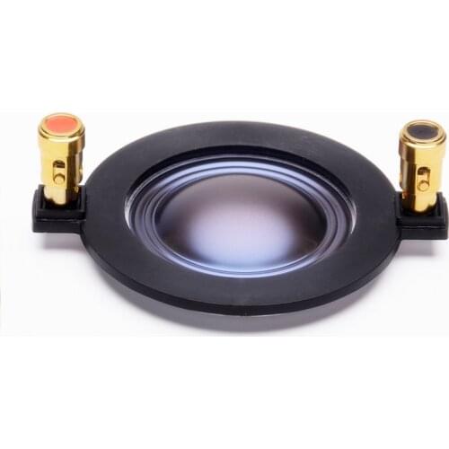 2PC Speaker Tweeter Diaphragm Vioce Coil Treble Horn 34.4mm Blue Titanium For Professional Audio HF Speaker Replacement Part