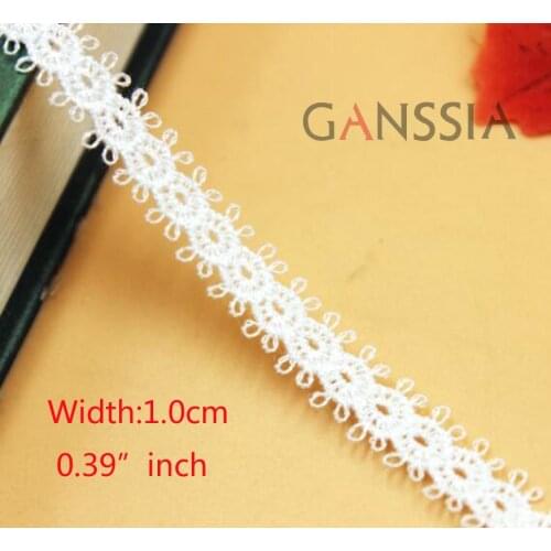 2yard/lot Width:1.0cm Milk Water-Soluble Lace, Hollow Out Embroidered Lace Clothing Accessories DIY lace For Child (ss-966)