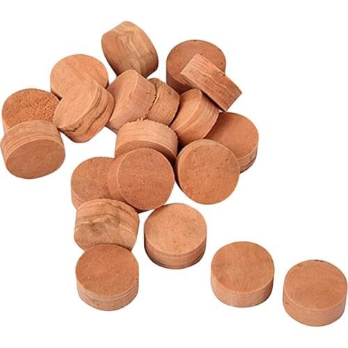 20Pcs Saxophone Cork Mats Trumpet Cornet Water Key Spit Value Cork Pads For Brass Instrument Parts Repair Accessories 20Pcs (Lig
