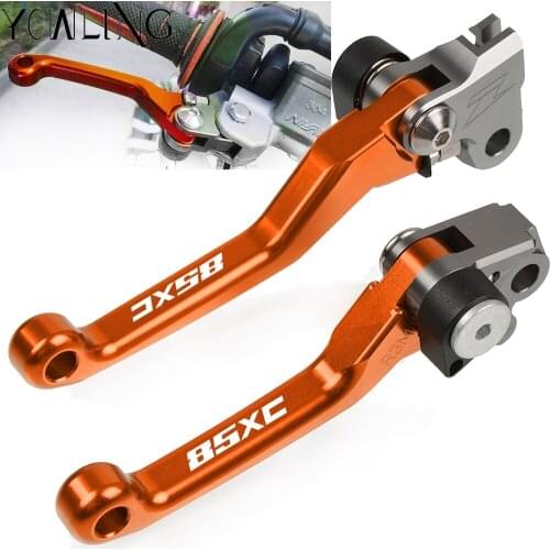 Motocross CNC Aluminum Custom Made Folding Brake Clutch Lever For 85XC 85 XC 2003 2004 2005 2006 2007 2008 2009 2010 2011