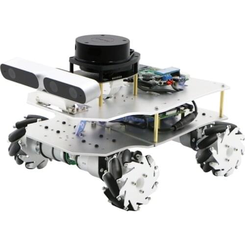 Raspberry Pi Ros Mecanum Wheel Robot Car 6kg Load with STM32 Encoder Motor Radar Camera Autonomous Navigation Automatic Driving