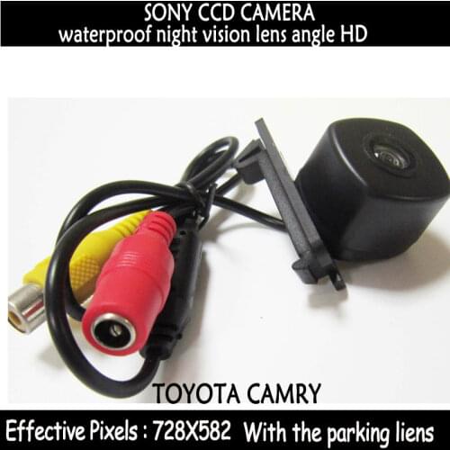 Car styling FOR SONY CCD Car Parking Camera for Toyota camry 2008 Auto Backup RearView Reverse Park kit Night Vision car camera