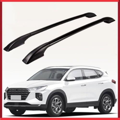 For Hyundai Tucson 2015-2019 Aluminium alloy Alloy Top Roof Side Rails Rack Cargo Luggage